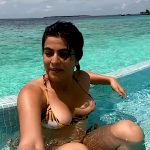 Indian Youtuber/vlogger Shenaz Treasury Doesn’t Mind That Her Nipple Is Out