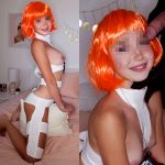 Leeloo Loves Humping Pillows & Getting A Face Full Of Cum!