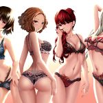 Lingerie Makoto, Ann, Kasumi And Haru