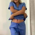 Sexy Nurse Stripping Off Her Uniform