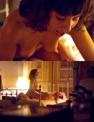 Alison Brie Riding Topless