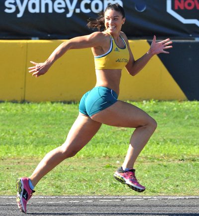 Australian Hurdler Michelle Jenneke Looking Back At Her Competition