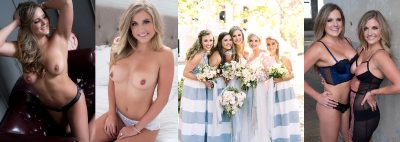 Bride Does A Nude Boudoir Shoot With Her Sister For The Lucky Groom
