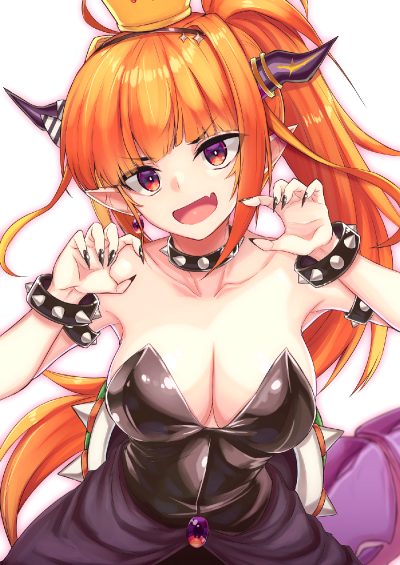 Coco Cosplaying Bowsette