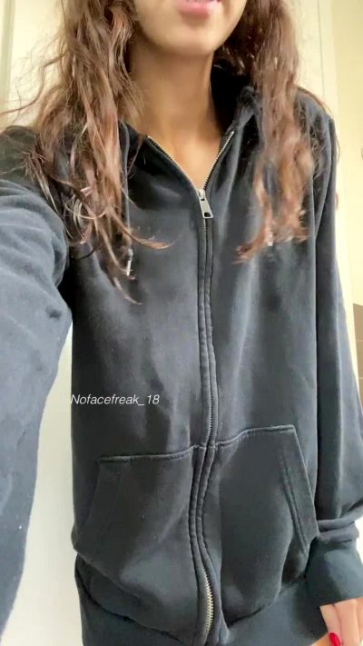 Do You Think My Teacher Would Fuck Me If He Knew What’s Hiding Under The Hoodie?