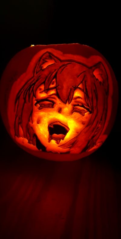 I Made Another Ahegao Pumpkin This Year…