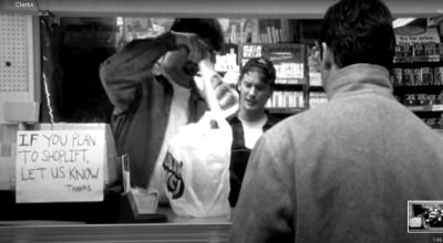 In Clerks While Randal Is Describing A Jizz-mopper’s Job, The Offended Customer Is Buying Paper Towels And Glass Cleaner, Supplies A Jizz-mopper Would Use.