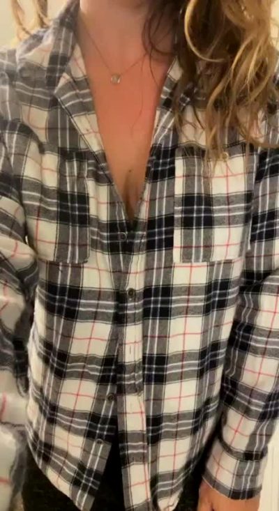 Mama Has A Surprise Under Her Plaid
