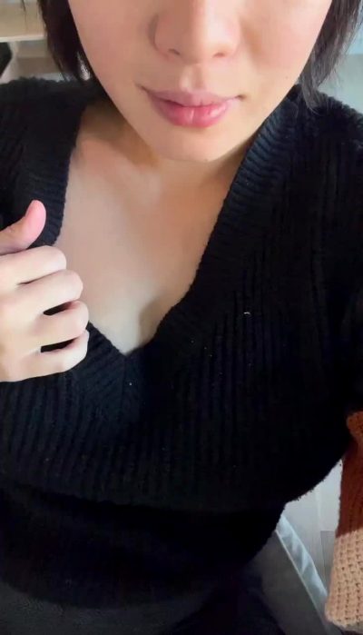 Sweater Weather And Nothing Under For This 37 Yo MILF