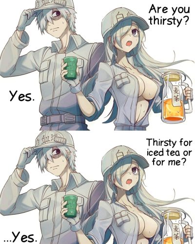 Thirst For Iced Or Thirst For Titty Milk? Truly A Worthwhile Dilemma.