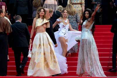 Unidentified Guest With Friends – Opening Of 74th Cannes Film Festival – July/6/2021 –